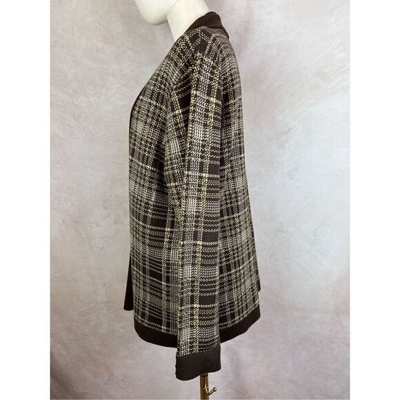 Vintage Style Plaid Cardigan - Picture 2 of 6
